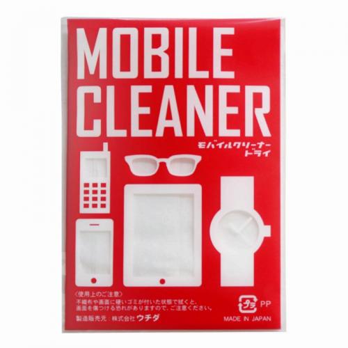 【モバイルクリーナードライ白　2枚入り】ノベルティ グッズ　卸売り　スマホ関連雑貨