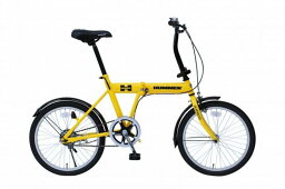 【HUMMER　FDB20SG/ハマー20インチ折畳自転車イエロー】販促品　折り畳み自転車/電動自転車　自転車