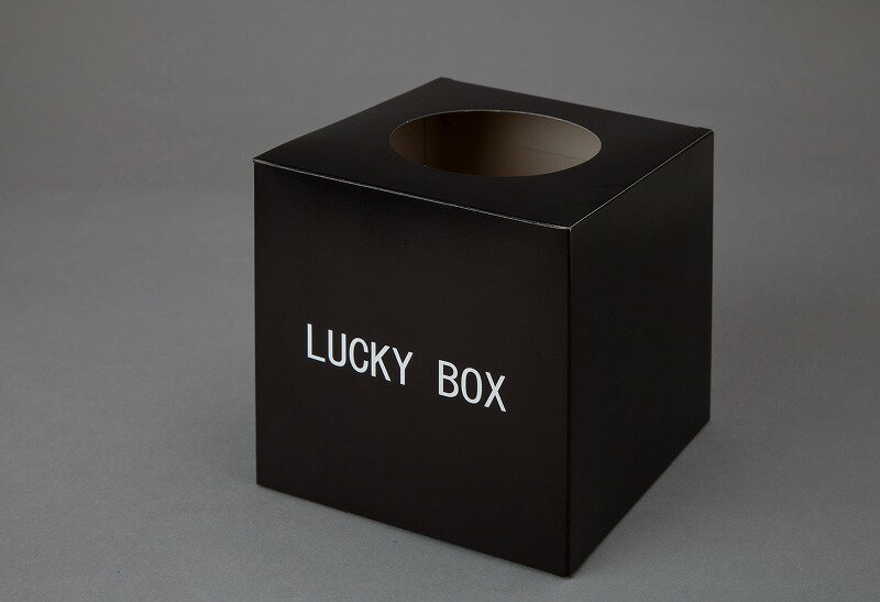 【抽選箱 小 ブラック】イベント　抽選会　くじ・抽選ツール・イベントツール