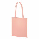 【再生不織布フラットショルダートート サーモンピンク】ノベルティ グッズ 安い 汎用トートバッグ