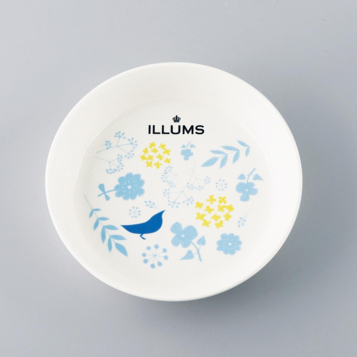 Amazon.co.jp: 全色4枚コンプリート ILLUMS イルムス ガラス皿