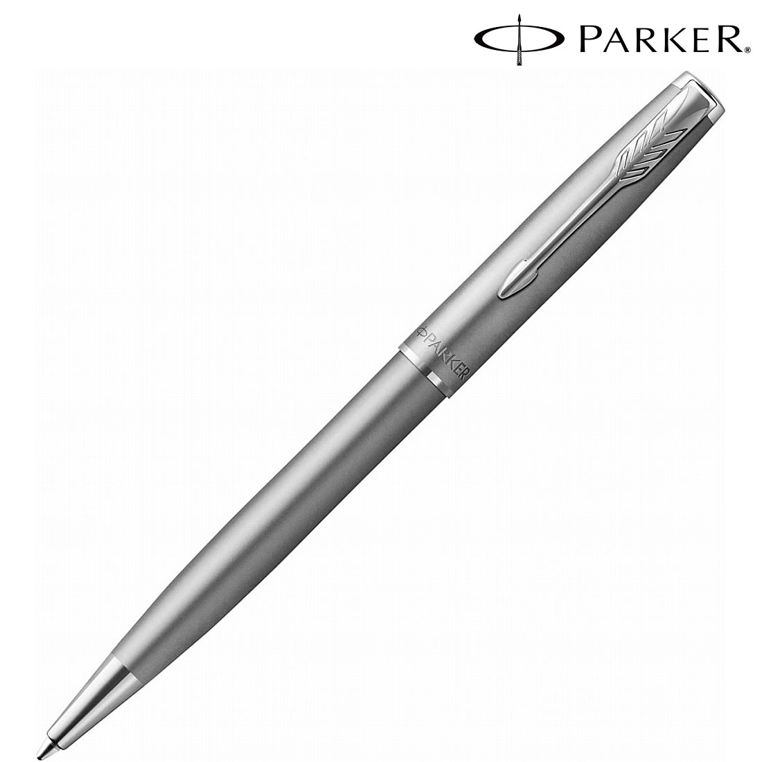 【PARKER パーカー ギフト包装 レーザー名入れ対応・ソネット サンドブラストCT ボールペン】ギフト　周年記念　ブランド筆記具