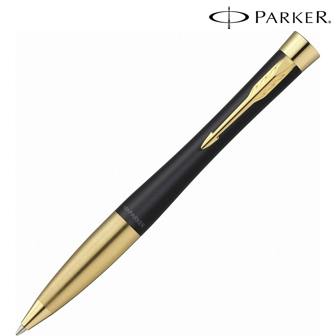 【PARKER パーカー ギフト包装 レーザー名入れ対応・アーバン マットブラックGT ボールペン】ギフト　プレゼント　ブランド筆記具