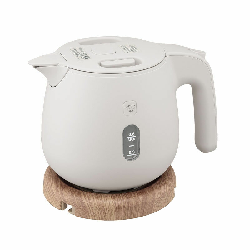 【電気ケトル　サンドグレー】景品・大量購入の見積歓迎　キッチン　調理家電