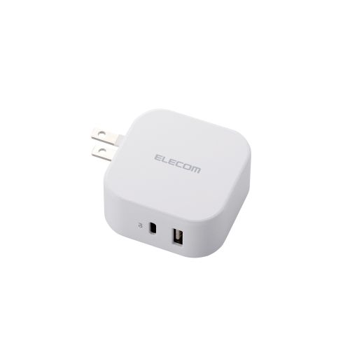 【エレコム AC充電器 USB Type-C/PowerDelivery認証/合計出力32W/タイプC×1/タイプA×1 MPA-ACCP20WH】中学 高校 大学 卒業記念品　見積もり人気　充電器・ケーブル