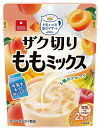 楽天記念品・粗品・ノベルティの専門店【牛乳でつくる飲むデザート ザク切りももミックス2食】ギフト　お中元　菓子類