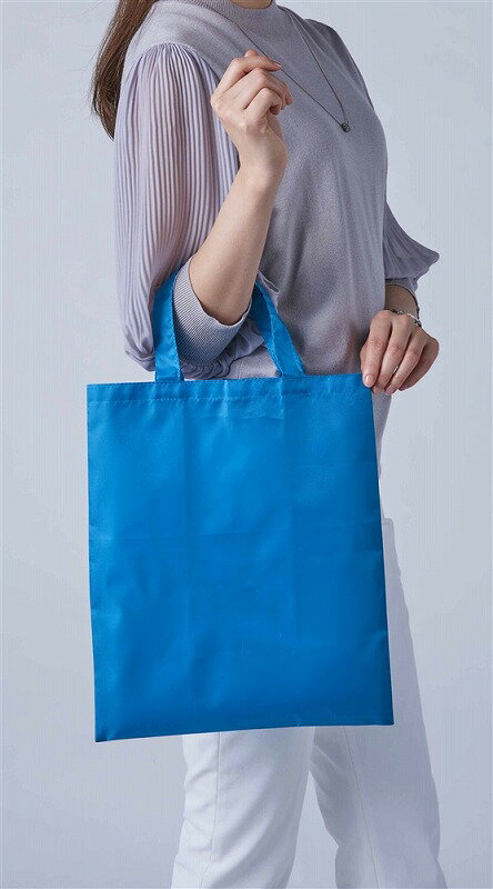 【Ecolor クルっとまとめるA4バッグ(ブルー)】名入れ オリジナル　卸売り　機能付きバッグ 3