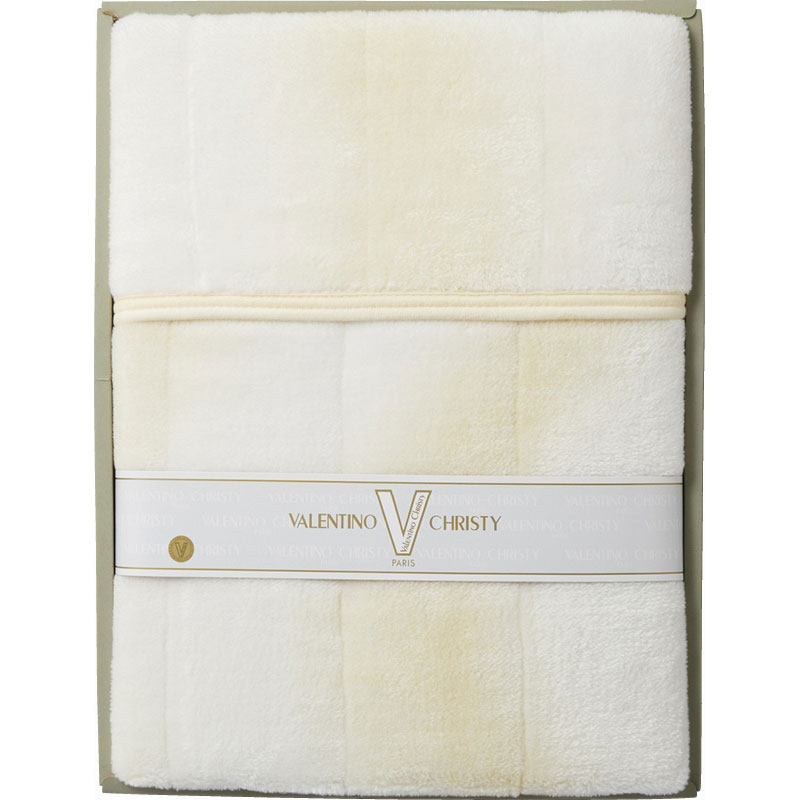 【ヴァレンティノ・クリスティー　ふわふわあったかオーロラ敷パット】ギフト　お返し　寝具ギフト