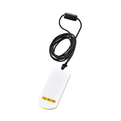 【ストラップ付ホイッスル　※イエローのみ】ノベルティ グッズ　まとめ売り　防犯・交通安全