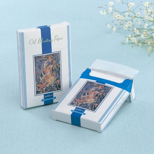 【天然あぶらとり紙　女神(400枚)】ノベルティ グッズ　もらって困らない　メディカルケア