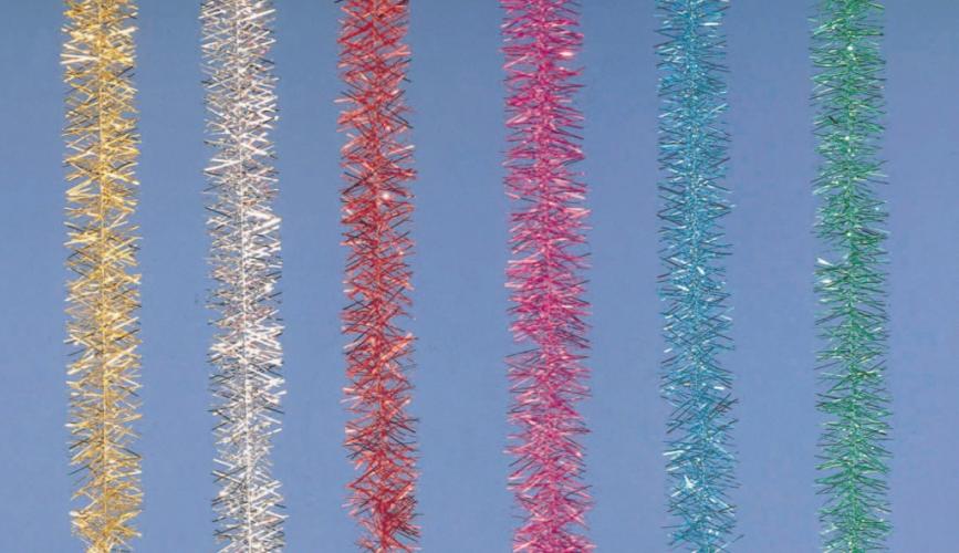 【[店舗装飾品] 4″メッキ2枚モールGO　】販促品　ポップ用品　クリスマスの店舗装飾品