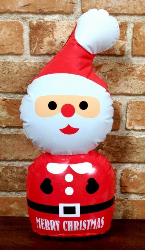 【[店舗装飾品] ビニールディスプレイ　サンタ】販促品　店舗用　クリスマスの店舗装飾品