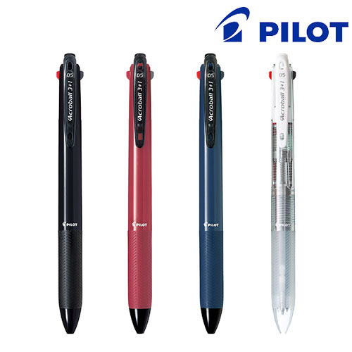 【パイロット　アクロボール3+1　油性ボールペン0.5　極細】名入れ オリジナル　成約記念　ブランド筆記具