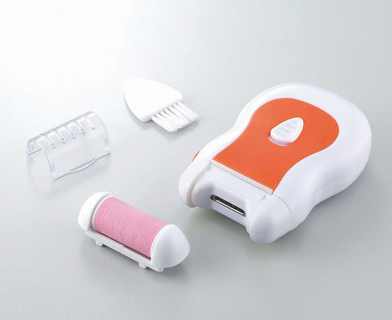 【電動爪切り&かかとローラー】景品　卸売り　女性向けエチケット・ミラー・小物