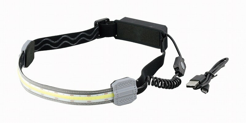 【SV-7336 バックライト付 充電式5WCOB ヘッドライト】名入れ オリジナル　災害　ライト・ラジオ