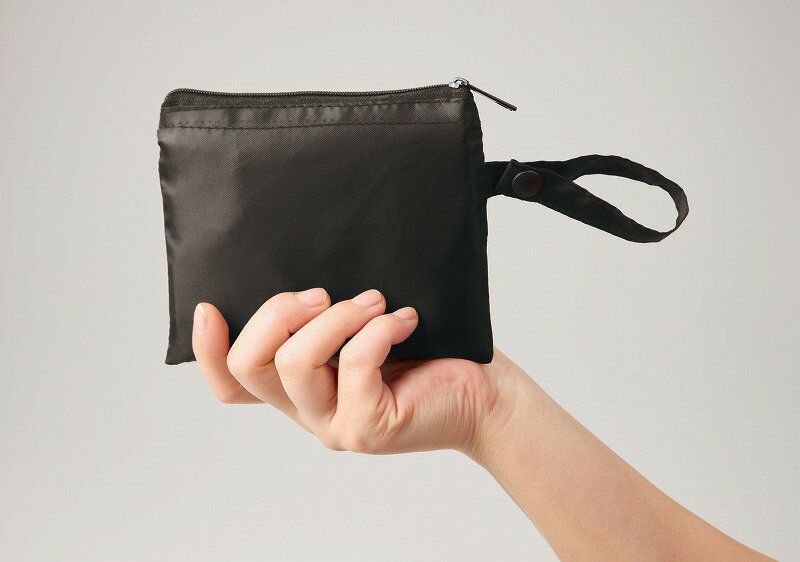 ＼名入れ ロゴ入れ オリジナル 機能付きバッグ/【ポケッタブルトート(M)ポーチ付 ブラック】 ” ノベルティ、記念品向けにまとめ買い・まとめ売り・卸売り・大量購入のご相談、お見積りは当店を”/” 法人・企業・団体・ビジネス向けの記念品・販促ノベルティグッズに ”