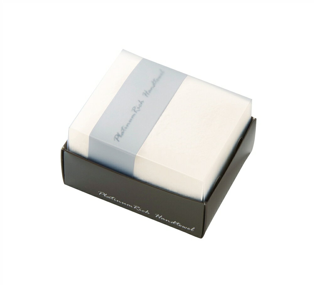 ＼販促品 ノベルティ グッズ ハンカチ・タオル/【プラチナリッチ ハンドタオル1枚】 ” 広告宣伝・集客・認知度アップ向けの低単価・安い粗品・ばらまき配布品など集めました。”/” 健保組合・労働組合の組合員の方への福利厚生や記念品に ”