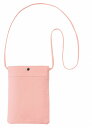【キャンバスフロントポケットサコッシュ スモークピンク】名入れ オリジナル まとめ売り 汎用トートバッグ