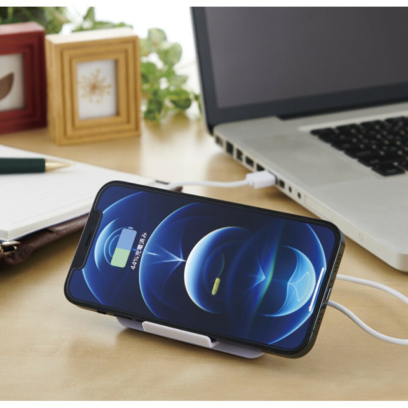 【スタンド機能付ワイヤレス充電器】中学 高校 大学 卒業記念品　まとめ売り　充電器・ケーブル