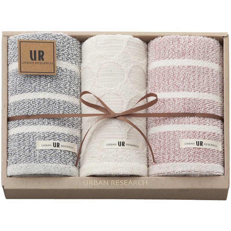 ＼記念品 ギフト 国産・ブランドギフト/【アーバンリサーチ フェイスタオル3P】 ” 社員・ 従業員向け・福利厚生などに”/” 女性,主婦に喜ばれる便利・おしゃれ・かわいい商品などを集めました。 ”