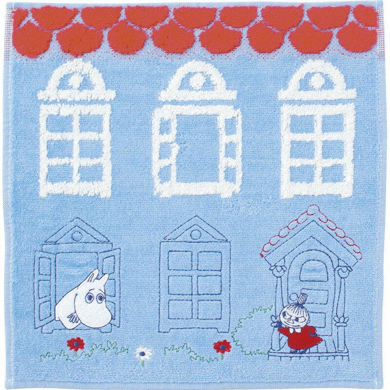 ＼販促品 ノベルティ グッズ ハンカチ・タオル/【リトルミイ 家の前のリトルミイ ミニタオル】 ” 女性,主婦に喜ばれる便利・おしゃれ・かわいい商品などを集めました。 ”/” 広告宣伝・集客・認知度アップ向けの低単価・安い粗品・ばらまき配布品など集めました。”