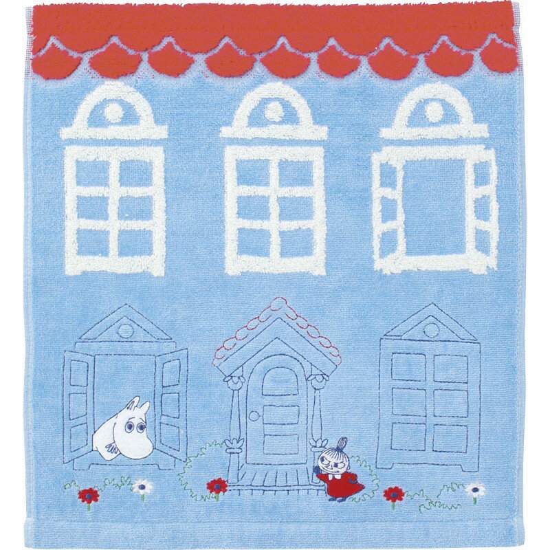 ＼販促品 ノベルティ グッズ ハンカチ・タオル/【リトルミイ 家の前のリトルミイ ウォッシュタオル】 ” ご挨拶・お礼の品にお勧めの商品を集めました。”/” ノベルティ、記念品向けにまとめ買い・まとめ売り・卸売り・大量購入のご相談、お見積りは当店を ”