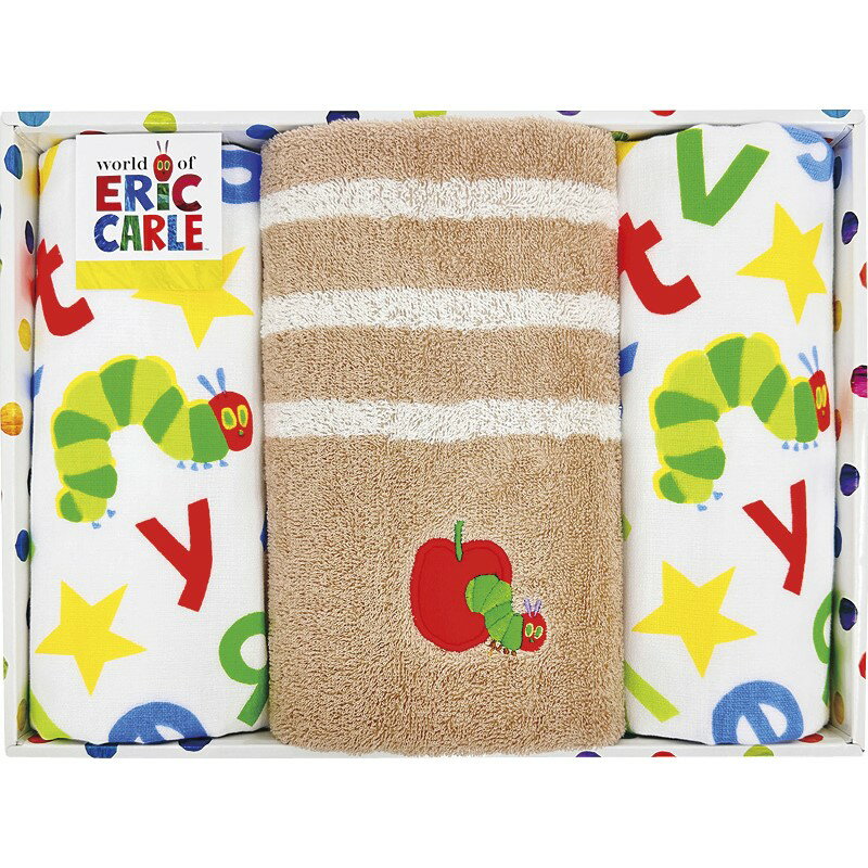 ＼販促品 ノベルティ グッズ ハンカチ・タオル/【はらぺこあおむし ヤムヤムヤム タオルセット】 ” 健保組合・労働組合の組合員の方への福利厚生や記念品に ”/” 女性,主婦に喜ばれる便利・おしゃれ・かわいい商品などを集めました。 ”