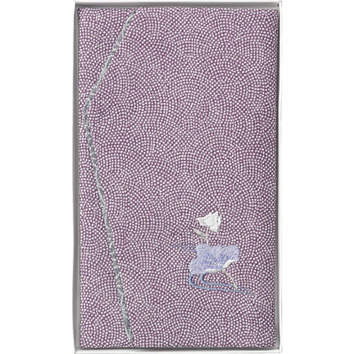 【洛北 刺繍入り金封ふくさ 紫蓮】ギフト お礼 風呂敷・ふくさ・手拭 【洛北 刺繍入り金封ふくさ 紫蓮】ギフト お礼 風呂敷・ふくさ・手拭