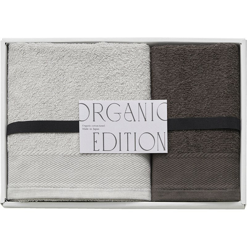 ＼販促品 ノベルティ グッズ ハンカチ・タオル/【オーガニックエディション オーガニックコットン使用国産フェイスタオル&ウォッシュタオル】 敬老会/創立記念