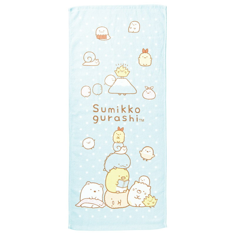 ＼販促品 ノベルティ グッズ ハンカチ・タオル/【あいさつギフト フェイスタオル すみっコぐらし】 ” ご挨拶・お礼の品にお勧めの商品を集めました。”/” 広告宣伝・集客・認知度アップ向けの低単価・安い粗品・ばらまき配布品など集めました。”