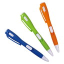 【2in1ライト&ボールペン(1P)】ノベルティ グッズ 安価 ノーブランドボールペン