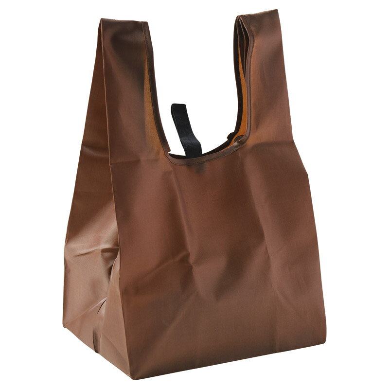 ＼店舗 業務用 物販向け 機能付きバッグ/【マチが広めなエコバッグ ブラウン】 ” 店舗用・業務用の備品・記念品・販売用グッズなどに”/” 展示会・セミナー来場ノベルティや記念品向けの商品として”