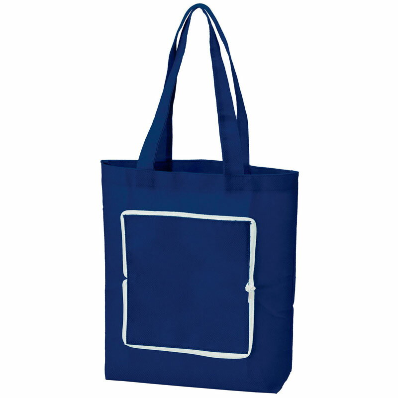＼店舗 業務用 物販向け 機能付きバッグ/【おりたたみエコバッグ ネイビー ネイビー】 ” ノベルティ、記念品向けにまとめ買い・まとめ売り・卸売り・大量購入のご相談、お見積りは当店を”/” 展示会・セミナー来場ノベルティや記念品向けの商品として”