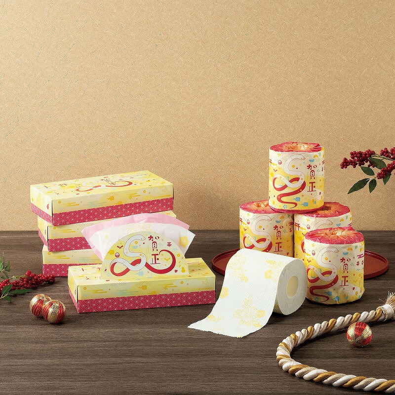 \販促品 ノベルティ グッズ お正月・干支・福袋/【賀正/干支ボックスティッシュ】 ” 家族・ファミリー層に人気の商品を集めました。”/”特売・売り出し・イベン...