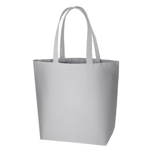 【キャンバストート(L) スカイグレー】名入れ オリジナル 卸売り 汎用トートバッグ