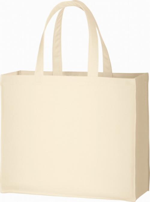 【ユーティリティバッグ(L)ワイド ミルキーベージュ】名入れ オリジナル　まとめ売り　汎用トートバッグ