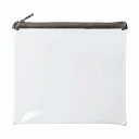 【カラーファスナークリアポーチ(M) ブラック】ノベルティ グッズ 小物入れ 汎用ポーチ・巾着(4)