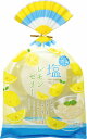 【4個巾着雪塩入り塩レモンゼリー】ノベルティ グッズ 包装対応可 菓子類