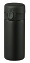 【ワンプッシュ真空ステンレスボトル320ml1本(ブラック)】もらって嬉しい 記念品 プリント レジャーボトル ノーブランド保冷・保温
