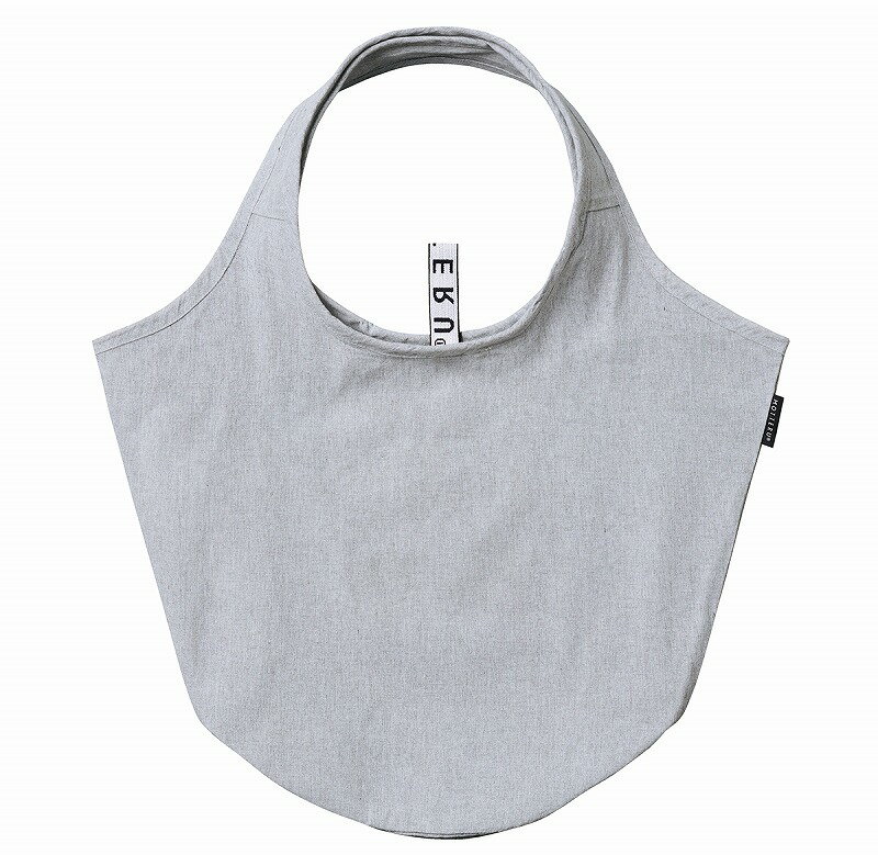 ＼店舗 業務用 物販向け 機能付きバッグ/【クルリト マルシェバッグ(再生コットン)グレー】 ” 展示会・セミナー来場ノベルティや記念品向けの商品として”/” 法人・企業・団体・ビジネス向けの記念品・販促ノベルティグッズに ”