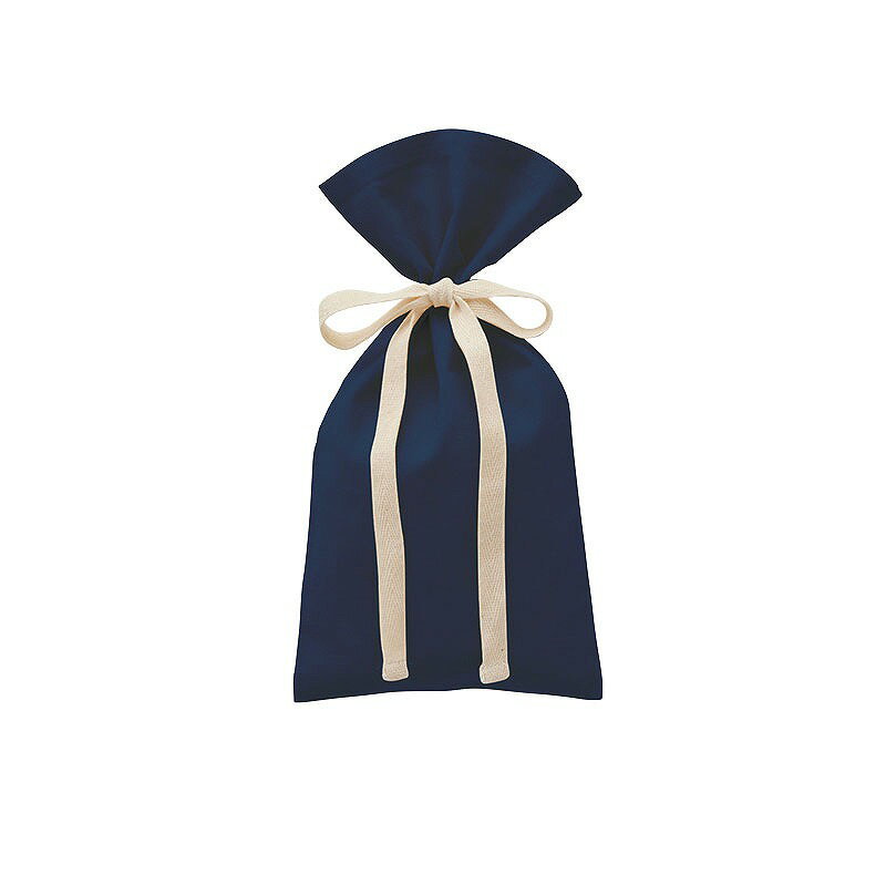 \店舗 業務用 物販向け ラッピング代替/【厚手コットンラッピング巾着(S) ネイビー】 ” 女性,主婦に喜ばれる便利・おしゃれ・かわいい商品などを集めました。...