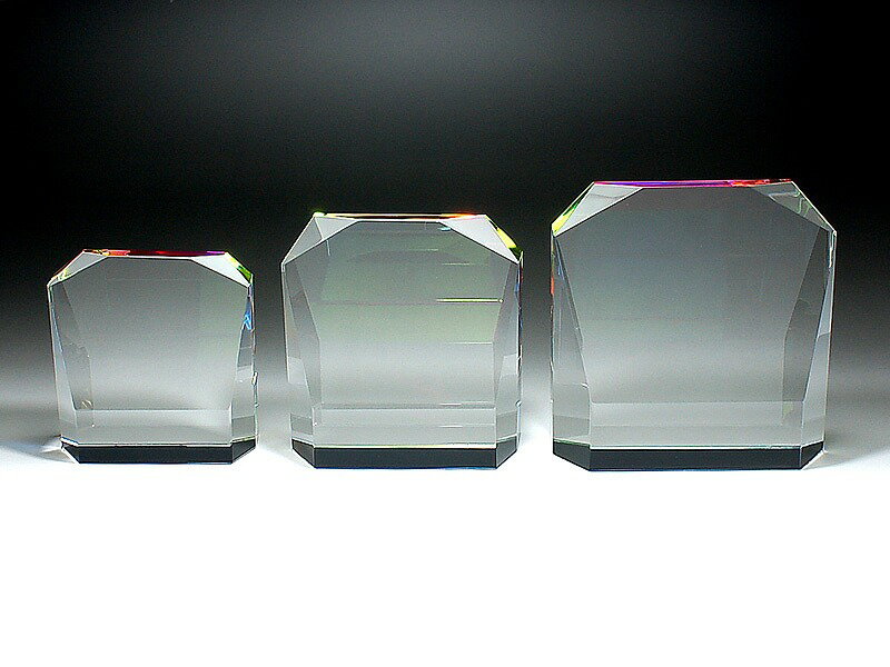 【[サンドブラスト加工代込] トロフィー 大 CR-14A ※版代別途】記念品 周年記念 盾・トロフィー・クリスタル