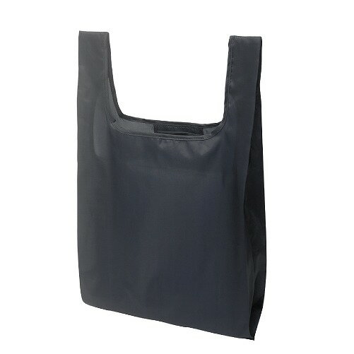 ＼店舗 業務用 物販向け 機能付きバッグ/【クシャッと 抗菌エコバッグM(黒)】 ” 店舗用・業務用の備品・記念品・販売用グッズなどに”/” 展示会・セミナー来場ノベルティや記念品向けの商品として”