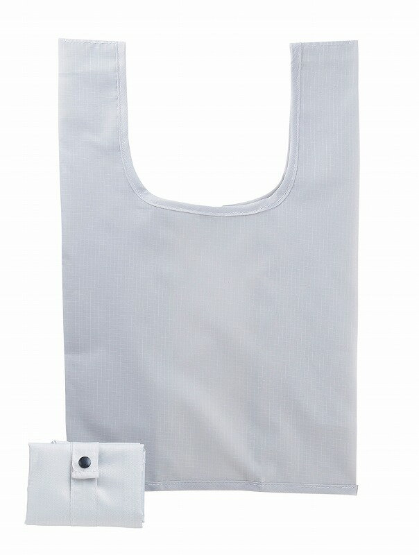 ＼販促品 ノベルティ グッズ 機能付きバッグ/【テントクロス折りたたみトート mini グレー】 ” 店舗用・業務用の備品・記念品・販売用グッズなどに”/” 法人・企業・団体・ビジネス向けの記念品・販促ノベルティグッズに ”