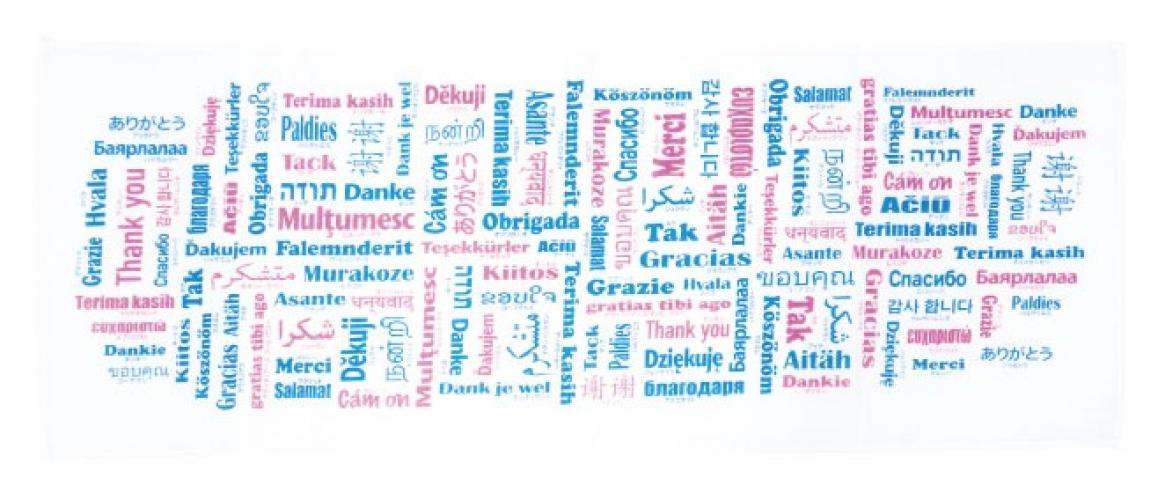 ＼低価格 安いノベルティ 粗品 名入れ・ご挨拶用タオル/【世界の「ありがとう」てぬぐい】 ” ご挨拶・お礼の品にお勧めの商品を集めました。”/” ノベルティ、記念品向けにまとめ買い・まとめ売り・卸売り・大量購入のご相談、お見積りは当店を ”