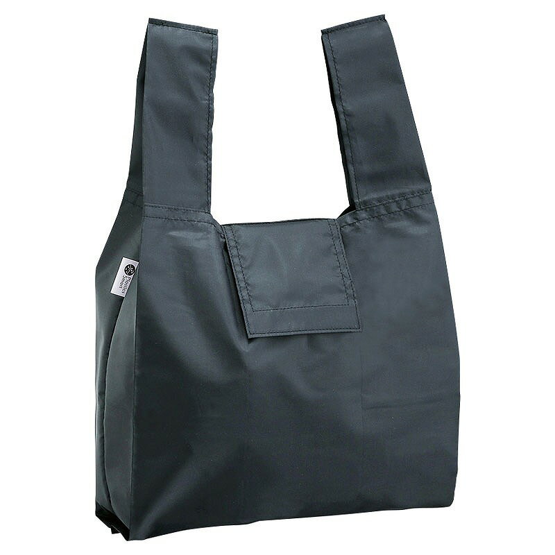 ＼名入れ ロゴ入れ オリジナル 機能付きバッグ/【リフェロ・再生PETマイバッグ(ブラック)】 ” 店舗用・業務用の備品・記念品・販売用グッズなどに”/” 展示会・セミナー来場ノベルティや記念品向けの商品として”