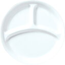 【美濃焼 26cm丸仕切皿 DIA CERAM ホワイト (名入対応可 ※個箱・名入れ代は、別途お見積)】業務用 食器 名入れ陶器 名入れ向け 陶器