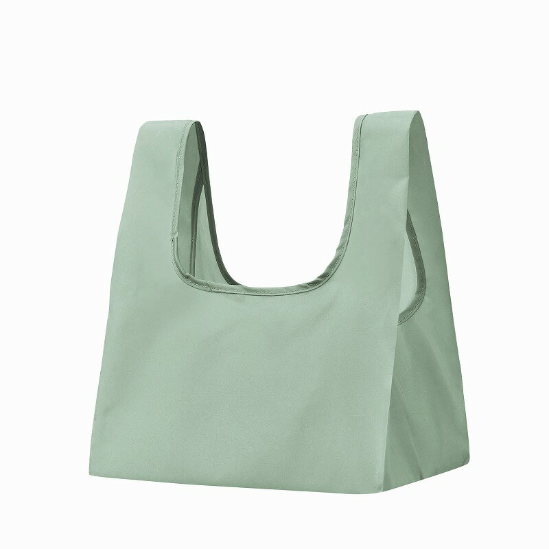 ＼販促品 ノベルティ グッズ 機能付きバッグ/【Re:PETポータブルバッグmini(アッシュグリーン)】 ” ノベルティ、記念品向けにまとめ買い・まとめ売り・卸売り・大量購入のご相談、お見積りは当店を”/” 展示会・セミナー来場ノベルティや記念品向けの商品として”