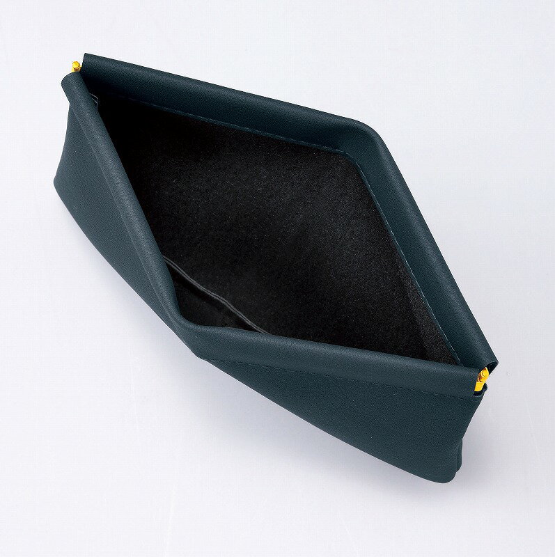 ＼販促品 ノベルティ グッズ　女性向けバッグ・ポーチ/【ヴェアリー・イージーオープンスリムポーチ(ネイビー)】 ” 飲食店・居酒屋・ホテルのオープン、周年記念のノベルティやグッズ販売に ”/” 法人・企業・団体・ビジネス向けの記念品・販促ノベルティグッズに ” 2