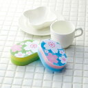 【さくらキッチンスポンジ(1個入)】粗品 挨拶 まとめ売り キッチン消耗品
